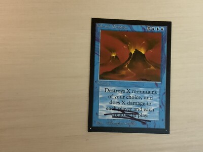 MTG Magic Volcanic Eruption Signed Artist Proof x1 Beta / CE Douglas Schuler