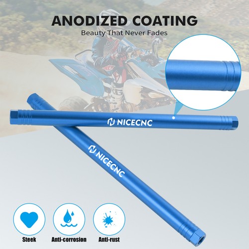 2x Tie Rod + 4x Tierod Ends Ball Joints For Yamaha Raptor 700 YFM700R 2006-2024 - Picture 3 of 13