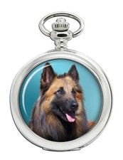 Belgian Shepherd Dog Tervuren Pocket Watch