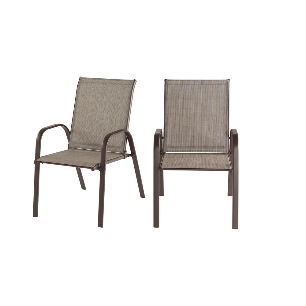 Mainstays Wesley Creek 2 Seat Outdoor Sling Seat Glider Brown For Sale Online Ebay