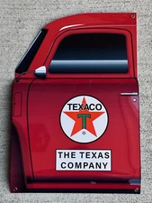 WOW!!!Curved 1948 Chevrolet Chevy 3100 texaco Gasoline Delivery Truck 3D Sign
