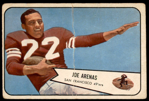 Joe Arenas #30 1954 Bowman card