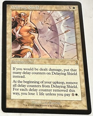MTG Odyssey Delaying Shield Rare Enchantment 17/350