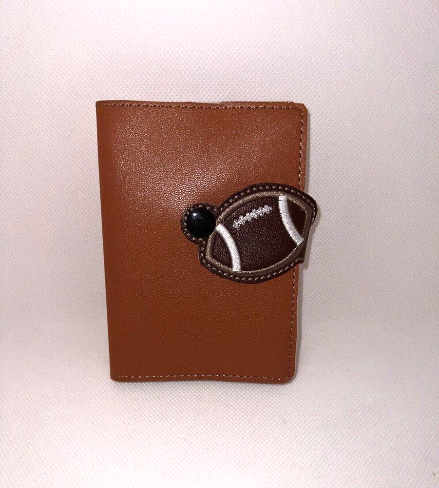 Football-Themed Small Lined Pocket Notebook for Fans