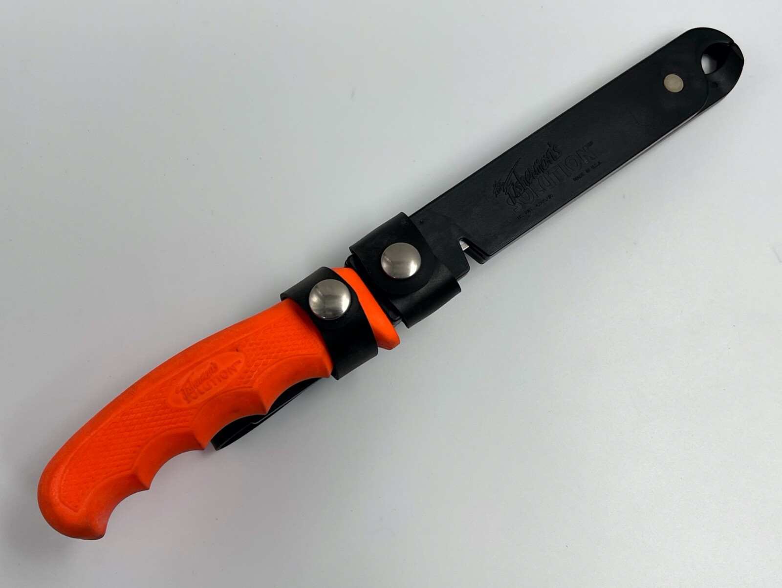 Cutco USA The Fisherman's Solution Knife & Sheath Orange Handle eBay