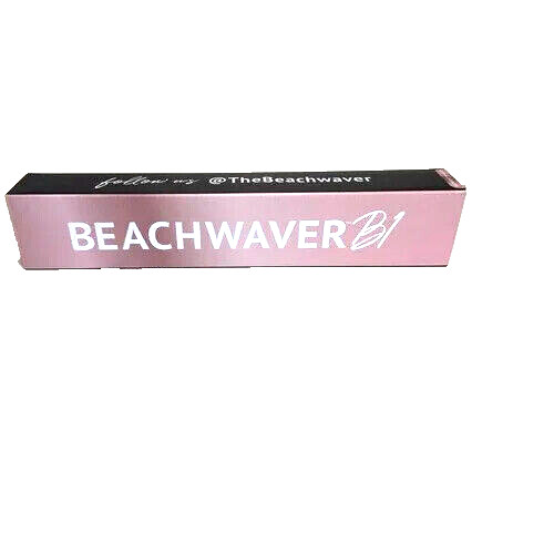 Beachwaver B1 Curling Iron Yellow-PINK  1" Barrell NEW IN Box Malibu Sunrise
