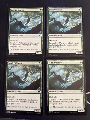 4x Jaddi Offshoot (171) Iconic Masters LP MTG Magic x4 Playset MKE