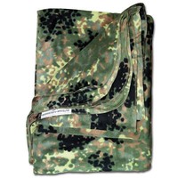 Neu Fleece Decke Outdoor Flecktarn FüR Camping Outdoor Survival Bushcrafting