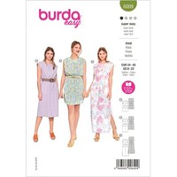 Burda 6009 Misses Kleider NäHen Muster GrößEn 8 - 22 Super Einfach 3 Stile
