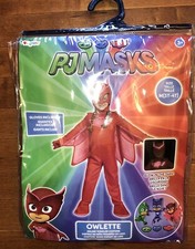 PJ Masks Toddler Girl Owlette Costume Dress Up New Size M 3T-4T