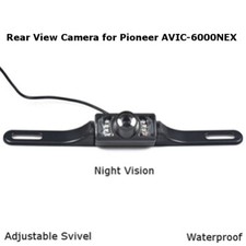 Rear View Camera Backup License Plate Night for Pioneer AVIC-6000NEX AVIC6000NEX