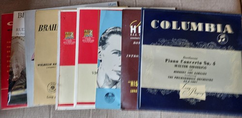 Vinyl records bundle Classical Music 10" Lp`s Campoli, Beethoven, Paganini,Liszt