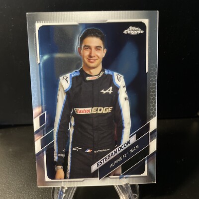 2021 Topps Chrome Formula 1 F1 #10 Esteban Ocon