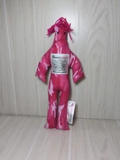 Dammit Cancer Doll Plush fabric yarn hair pink camo illness survivor gift