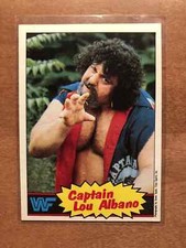 1985 TOPPS WWF / WWE -- CAPTAIN LOU ALBANO #3