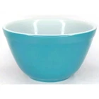 Vintage Pyrex Primary Blue on White 1½ Pint Mixing Bowl # 401