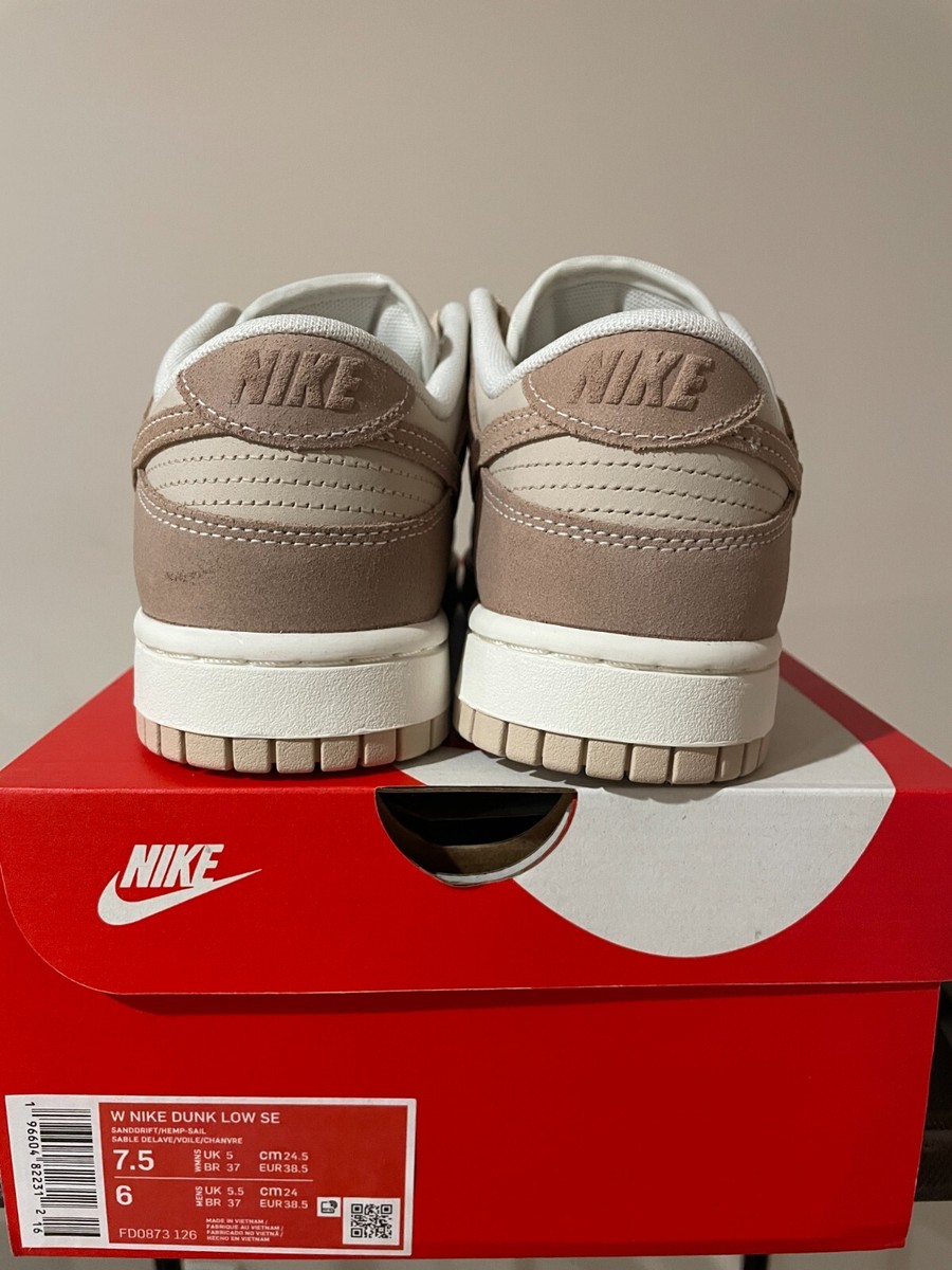 Nike Dunk Low Sand Drift 7.5 Women / Men 6 NEW FD0873-126