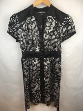 GUESS JEANS Stretch Dress JUNIOR SIZE 3 Button Up Poly Blend W/ Belt Shimmer EUC