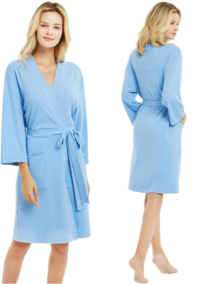 Download Kimono Bathrobe for Women Lightweight Cotton Short Robe US ...