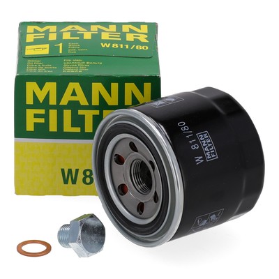MANN Ölfilter + Schraube für MAZDA 323 3 BK BL 5 CR 626 6 CX-7 2.0/2.2 DIESEL