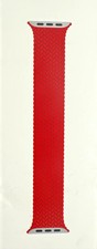 APPLE WATCH 40MM SIZE 6 RED BRAIDED SOLO LOOP BAND FOR WATCH 4 5 6 7 8 9 - RED