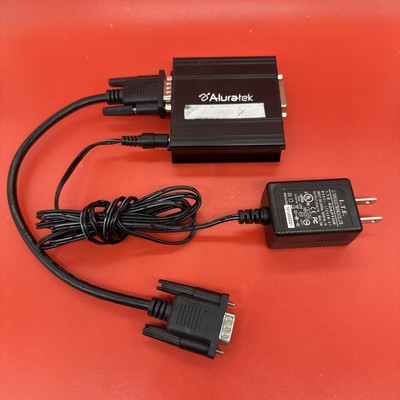 Aluratek VGA To HDMI 1080p Adapter With Audio AVH100F Black DVI-A Male
