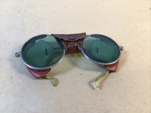 WW2 Military Issue Anti Glare Spectacles Steampunk / Burning Man/ Collector