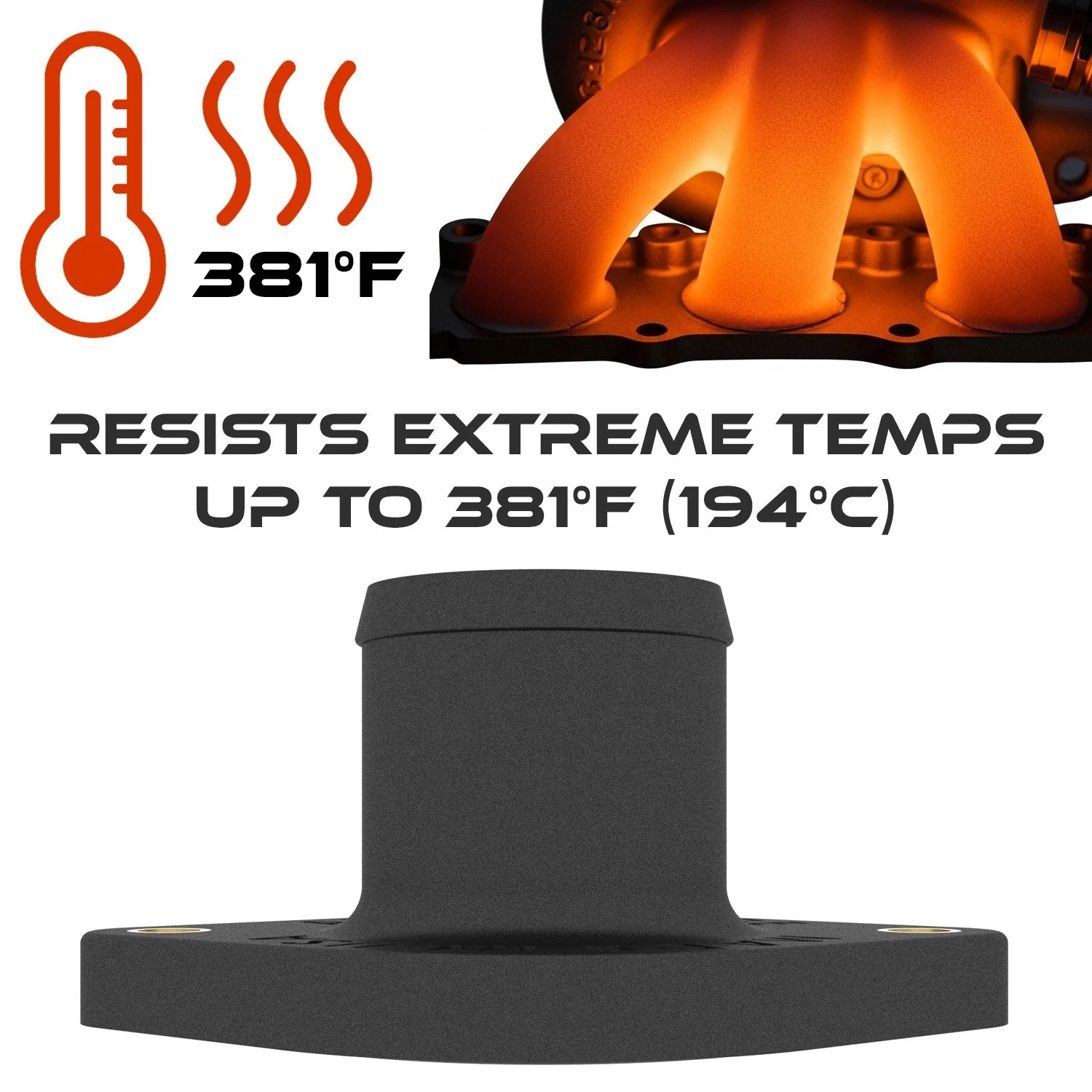 Greddy FV2, FV, RS, RZ Blow off Valve Adapter Flange to 32mm Hose Connection 194C HDT