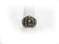 1933 Chicago Century of Progress Sterling Souvenir Ring 