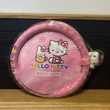 Vintage Hello Kitty Sanrio Plush Steering Wheel Cover Pink Korea Nip 2000 Rare Vintage Hello Kitty Sanrio Plush Steering Wheel Cover Pink Korea Nip 2000 Rare