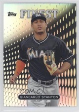 2013 Topps Finest Refractor Giancarlo Stanton #81 6u5