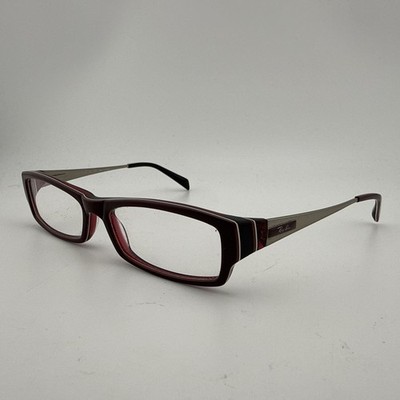 Ray-Ban Titanium RB 5136 2286 Eyeglasses  53-16-130 Deep Ruby Violet Frames Only