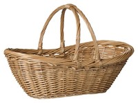 Ib Laursen - Weidenkorb Korb Geschenkkorb Mit Henkel L 50Cm Oval Weide 29045-00