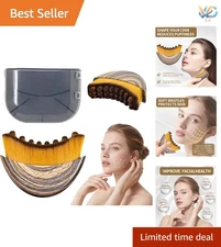 Ergonomic Lymphatic Drainage Massager Brush - Perfect for Facial Contours