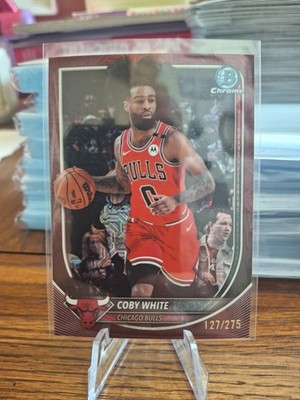 2025-26 Bowman - Chrome Coby White #BCV-71 Burgundy Mojo Refractor /275