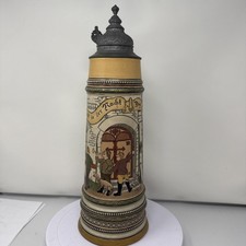 Vintage Antique Hauber & Reuther Student Serenade Catalog No. 434 Beer Stein