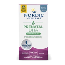 Nordic Naturals Vegan Prenatal DHA - Supports Babies' Brain Development*, 60 Ct.
