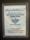2025-26 Topps Bowman Sapphire- Auto Paolo Banchero #TCA-PB Gold Refractor /50