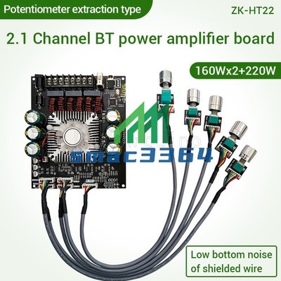 TDA7498E Bluetooth Power Amplifier Module 2.1 Channel 160WX2+220W Subwoofer NEW