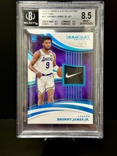 *1 of 1* Panini 2024-25 Immaculate Platinum Rookie Patches JSY Bronny James #151