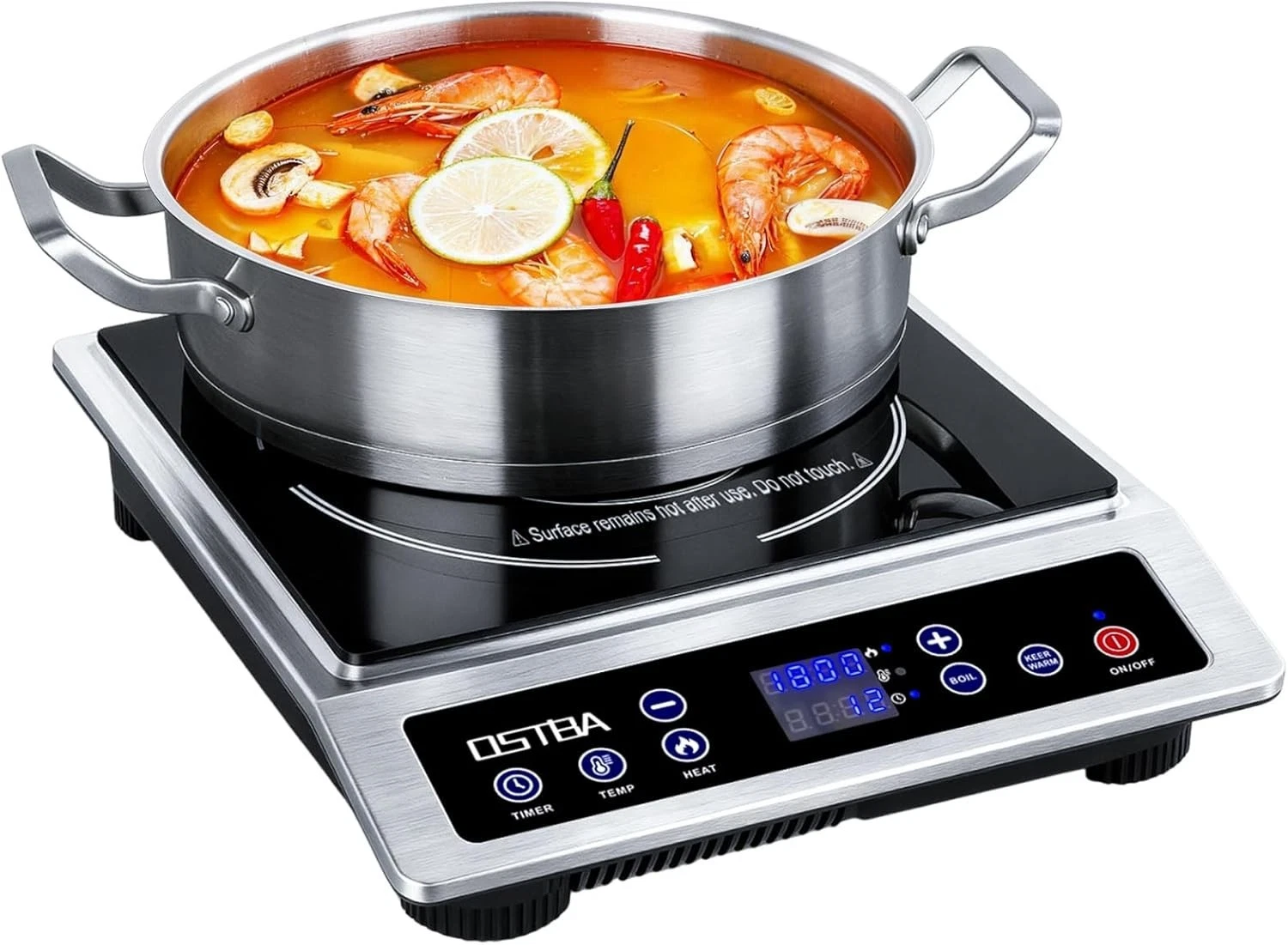 OSTBA 1800W Portable Induction Cooktop