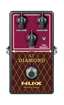NUX Reissue Series 63 Diamond Overdrive Gitarren-Effekt-Pedal NU-X NRO-6