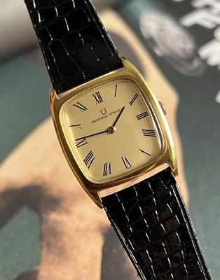ヴィンテージ UNIVERSALGENEVE 542684ローマンゴールド手巻き Vintage Universal Geneve Cal-42 Manual Winding Men's Watch Gold