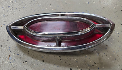 1962 Oldsmobile Super Dynamic 88 RH tail light chrome housing bezel lens