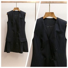 🎁Authentic Sandro Women Vintage Fashion Rhinestone Blazer Vest Dresses Tops SML