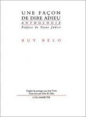 Eine Art Abschied zu sagen - Belo, Ruy
