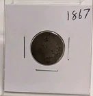 1867-P Philadelphia Indian Head Cent IHC Better Date