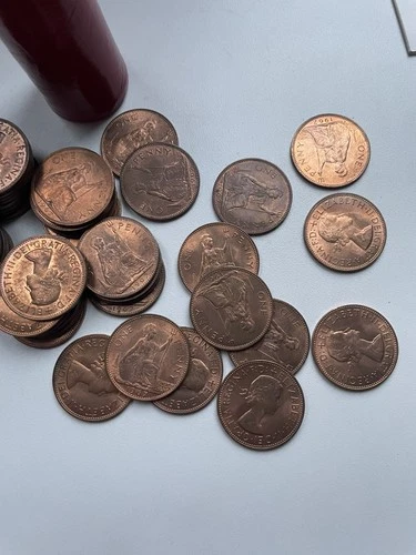 Elizabeth II Penny coin from a recent eBay sale