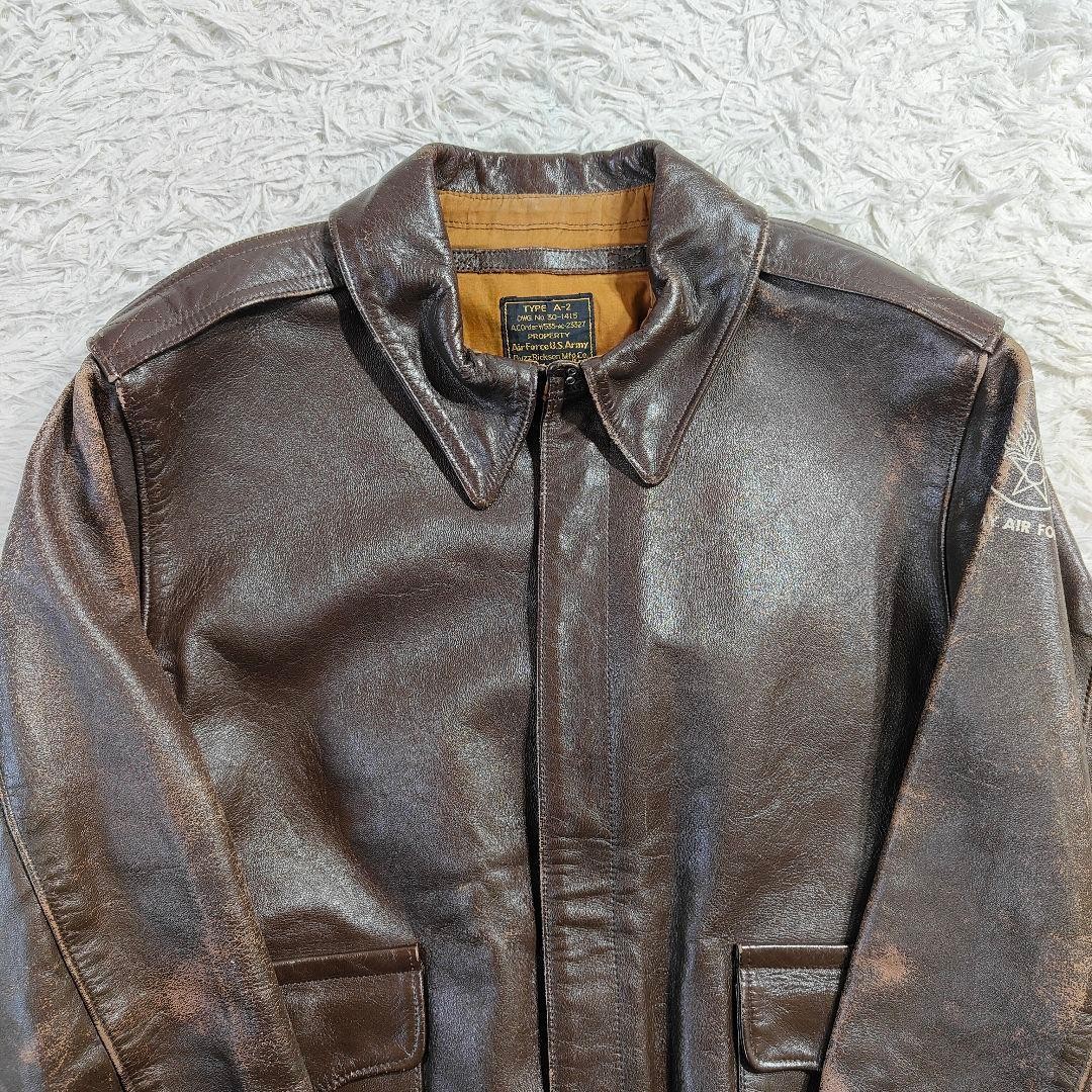 Buzz Rickson's A-2 Flight Jacket Horsehide Brown … - image 4