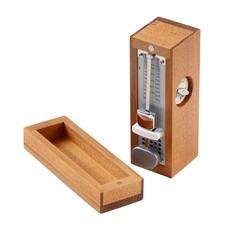  US Tax Paid NIKKO 334 Wooden Mini Advance Mechanical Metronome Case Japan NEW